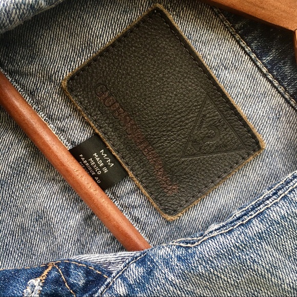 Vintage GUESS? ๐ Cool Denim 2010 Jacket - Picture 5 of 8